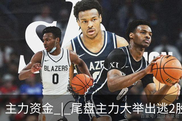 主力资金 | 尾盘主力大举出逃2股